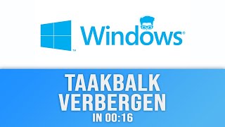 Zoekbalk verwijderen van de taakbalk in Windows 10 [upl. by Harlie]