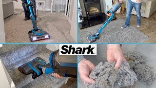 Shark HZ400 Anti Hair Wrap Corded Stick Vacuum Cleaner Demonstration amp Review [upl. by Atneuqal]