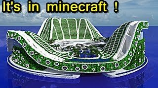 Minecraft  Lilypad City 500x500 blocks  Map Projet genesis [upl. by Ilrahc]