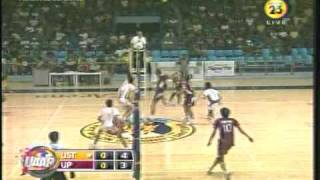 UAAP71  UST vs UP  Mens FINALS Game 1  03012009G1  Set 1 1 [upl. by Viehmann]