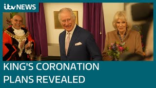 Buckingham Palace reveal more details about King Charless coronation in May  ITV News [upl. by Googins]