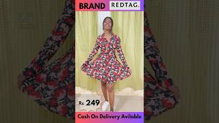 Latest stylish Floral short frock  Floral short printed frock [upl. by Ernestine]