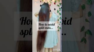 How to avoid split ends splitends haircare hairtips shorts longhair longhairtips hairvlogs [upl. by Vannie472]