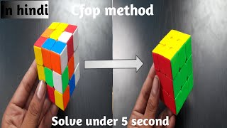 Cfop method tutorial solve your cube under 5 second [upl. by Nahtannoj]