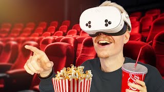 How To Watch Movies On Meta Quest 3 and 3S  Immersive VR Cinema Experience [upl. by Theron598]