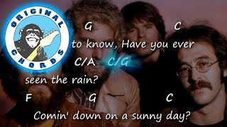 Creedence Clearwater Revival  Have You Ever Seen The Rain  Chords amp Lyrics [upl. by Licastro]