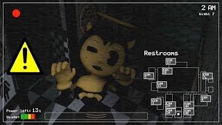 ALICE ANGEL JUMPSCARE IN FNAF Bendy And The Ink Machine [upl. by Anelet]