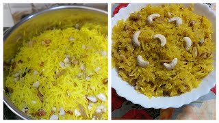 लाजवाब मीठा चावल।Zerda pulao viral enjoy traditional dishdelicious yummy cooking my passion😊😊 [upl. by Mumford]