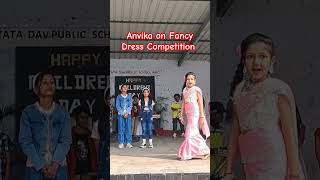 Anvika on Fancy Dress Competition [upl. by Atiluj]