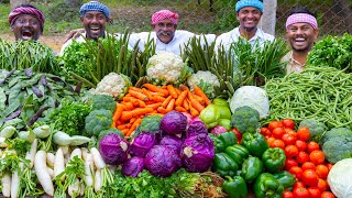 COLORFUL VEGETABLE Soup Recipe  Grand Vegetables Cutting amp Cooking  Healthy Soup Recipe [upl. by Caritta297]