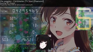 Centimeter TV Size  the peggies 467⭐ Diamond 9652 OSU [upl. by Al]