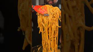 Thai Red Curry Pasta 😍🌶️ Shorts [upl. by Rostand]