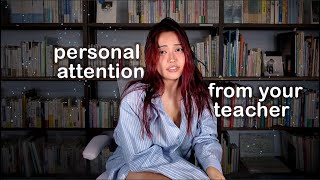 ASMR flirty office hours with your teacher roleplay [upl. by Annav]