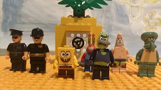 Lego SpongeBob stop motion “SpongeBob meets the Strangler” [upl. by Itoc]