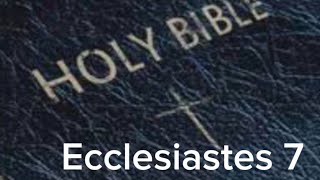 Ecclesiastes 7 NIV The Audio Bible [upl. by Gert]