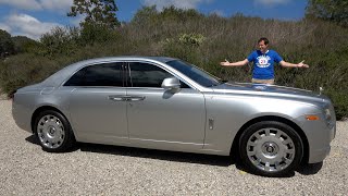 The RollsRoyce Ghost Is the Insanely Luxurious “Affordable” Rolls [upl. by Elleiad]