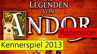 Die Legenden von Andor  Kennerspiel des Jahres 2013  Anleitung amp Rezension  SpieLama [upl. by Lodie]