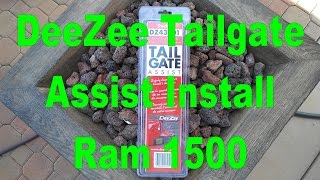 DeeZee Tailgate Assist Install Ram 1500 [upl. by Harragan]