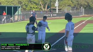 2023 Cade Ladehoff hits THREE HOMERS in one day [upl. by Htebasil]