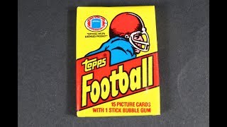 1981 Topps Wax Pack Football Cards Pack Opening  Tons Of HOF Cards  Looking For Joe Montana [upl. by Rama]