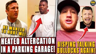 Chael Sonnen amp Francis Ngannou ALTERCATION in a parking garage Gaethje RESPONDS to BispingUsmanKO [upl. by Htennek]