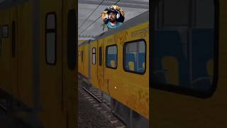 PRIVATE TRAIN  IRCTC TEJAS EXPRESS HIGH SPEED CROSSING IN MSTS shorts msts indiantrainsimulator [upl. by Bigelow]