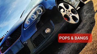 POPS amp BANGS Mk5 Gti Pcv Delete [upl. by Nannarb]