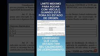 CALENDÁRIO NACIONAL LICENCIAMENTO resolução11000 CONTRAN licenciamentodigital [upl. by Rivard]