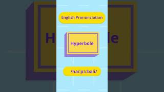 How to pronounce hyperbole englishshorts englishpronunciation [upl. by Aronow]