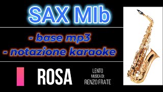 ROSA  lento per SAX MIb [upl. by Abdul]