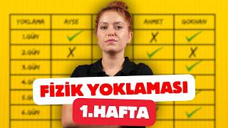 2025 Tyt Fizik Kampı İlk Hafta Değerlendirme  Yoklama Listemiz [upl. by Gaynor10]