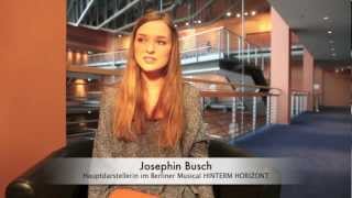 HINTERM HORIZONT quot2  Interview Josephin Buschquot [upl. by Ikeda]