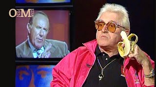 Jimmy Savile distracts with a banana in Is This Your Life  1995 TV Interview [upl. by Nibot]