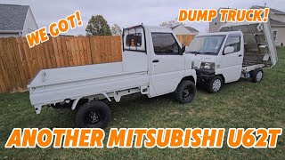 Mitsubishi Minicab U62TU42T oil change service On the engine transmission and differentials [upl. by Amzaj]