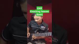 Lead guitaR GNRknocking heaven dorssologuitarleadguitarcoverguitarshorts [upl. by Paquito]