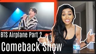 BTS 방탄소년단 AIRPLANE PT2 LIVE REACTION [upl. by Engleman]