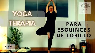 YOGA TERAPIA PARA ESGUINCES DE TOBILLO CLASE COMPLETA ASTROYOGA [upl. by Ellohcin]