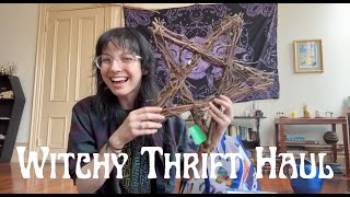 Witchy Thrift Haul [upl. by Htepsle668]