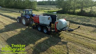 Ronde balen persen  Pressing Round Bales  Ballenpressen  Bol  Pottinger [upl. by Grizel]