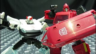 Earthrise Deluxe IRONHIDE amp PROWL EmGos Transformers Reviews N Stuff [upl. by Hgielrak]