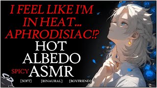 HOT ALBEDO ASMR  Going Into HEAT Aphrodisiac  Albedo x Listener Binaural Genshin Impact SPICY [upl. by Tosch]