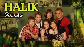 HALIK  Aegis Lyric Video OPM [upl. by Nunci]