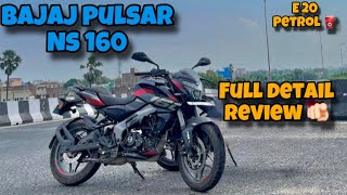 Bajaj pulsar ns160 reviewBajaj pulsar ns160 new model 2024NS160 Full detail ns160 pricens160 [upl. by Ahseek]