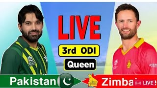 3rd ODI Live  Pakistan Vs Zimbabwe ODI Live Match  Pakistan Tour Of Zimbabwe 2024  Zim Vs pak [upl. by Homovec]