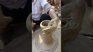 how to make pottery clay jar😎 [upl. by Wilber]