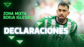 Borja Iglesias quotEl equipo está bien y confía en lo que hacequot [upl. by Iphagenia915]