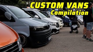 CUSTOM VANS Compilation  Stacked with AWESOME VW Vans [upl. by Samy898]