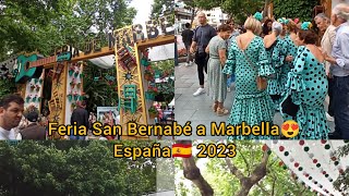 feria san Bernabé a Marbella 2023 😍😍😍 [upl. by Urion]