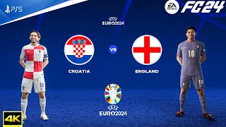 FC 24  England Vs Croatia  UEFA EURO 2024 FINAL Match  PS5™ 4K60 [upl. by Enirehtak]