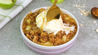 Crumble di mele la ricetta americana semplice e deliziosa [upl. by Dinnie997]